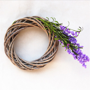 Kingwillow casa della decorazione della parete a mano Appeso Albero di <span class=keywords><strong>Natale</strong></span> decor Rotonda tessuto di vimini decorazioni Di <span class=keywords><strong>Natale</strong></span> - Product Image 3