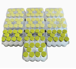 Flacons en verre à sertir multicolores avec bouchon |   Bouteilles de poudre lyophilisée avec boîte en papier et plateau en plastique, emballage en gros pour usine - Product Image 3