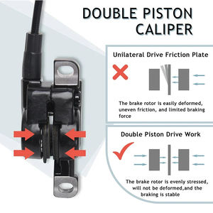 Juego de Frenos de Disco Hidráulicos BUCKLOS para Bicicleta de Montaña OEM/ODM de Doble Pistón 800/1500 mm Delantero y Trasero Freno de Presión de Aceite para MTB - Product Image 4