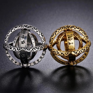 Anello Astronomico Dorato per Donne, Anelli dell'Umore a Sfera, Anello Creativo con Lettere Rotanti Cosmiche, Gioielli alla <span class=keywords><strong>Moda</strong></span> per Uomini, Regali - Product Image 4