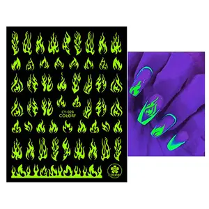 Luminous Self-adhesive Nails Art Decoration Nail Sticker for Manicure
