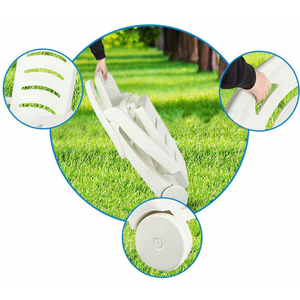 <span class=keywords><strong>Chaise</strong></span> longue <span class=keywords><strong>de</strong></span> plage en plastique blanc BC-2 pliable au design moderne pour une utilisation en extérieur Nouveau produit à bon prix - Product Image 6