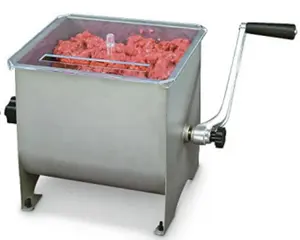 homemade stainless steel manual minced meat mixer