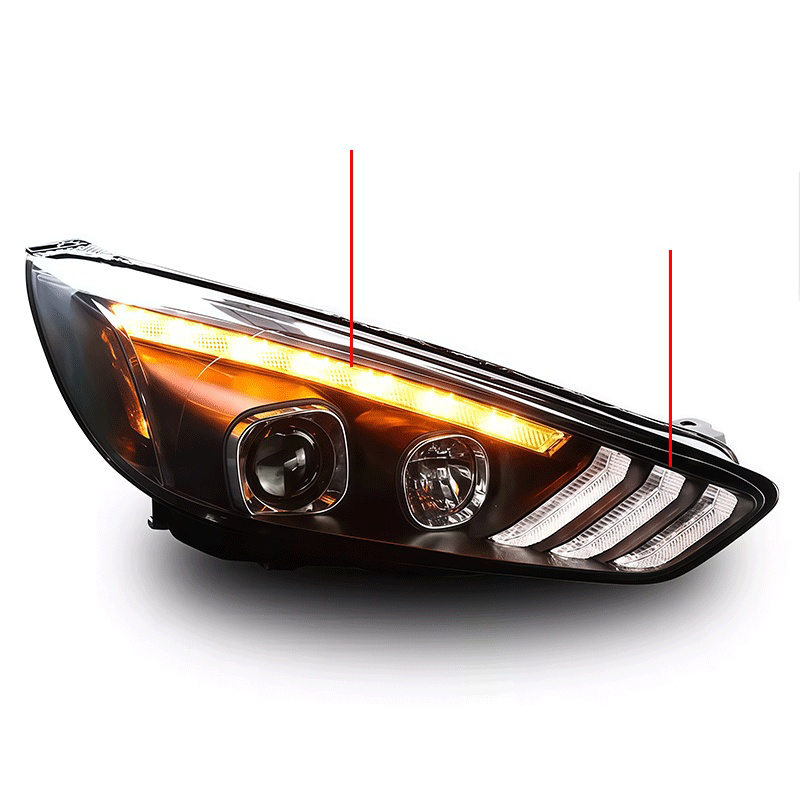 ไฟหน้าแบบโมโนโครม Flow-Light