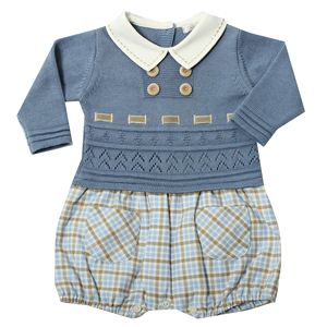 Setelan Pakaian Kasual Motif Bunga 2 Potong untuk Anak Perempuan, Rajutan Wol 100% Katun, Sweater dan Celana, Model Bayi Baru Lahir - Product Image 1