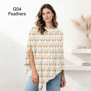 Cubierta de Lactancia Multifuncional de Bambú con Estampado, Transpirable, para Carrito de Bebé - Product Image 3