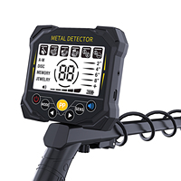Détecteur de métaux souterrain pour la recherche de pièces d'or, de reliques, de ruines de plage et de collines, IP68, 5 modes, Type-C, écran LCD rétroéclairé, OEM EXW Vente en gros GT868H