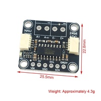Module ADC 24 bits NAU7802 - Compatible avec STEMMA QT/Qwiic pour la conversion de données de précision et la mesure de pression