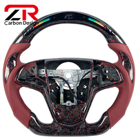 Volant personnalisé en fibre de carbone avec LED RPM pour Cadillac ATS, volant sport personnalisé pour ATS-V CTS CTS-V Coupé