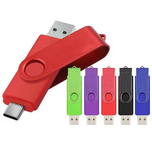 Memoria USB 2 en 1 Tipo C con Logotipo Personalizado, 128 GB, 64 GB, 32 GB, 16 GB, 8 GB, 4 GB, Pendrive, Venta al por Mayor - Product Image 1