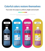 Kit Isi Ulang Tinta Universal 1000ml Kompatibel Tinta Inkjet Dye untuk Epson HP Canon Brother CISS Ecotank KIT Printer Digital