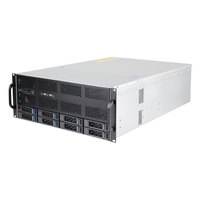Boîtier de serveur GPU G465-08 avec backplane Mini-SAS 6 Gb/s, 4U, 8 baies, prend en charge 4 cartes GPU double largeur pour l'inference IA