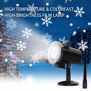Projecteur de Noël 16-en-1 avec télécommande, lampe de projection LED extérieure pour fête et jardin - Product Image 2