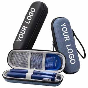 Sac isotherme pour insuline avec logo personnalisé, en EVA, avec pack de glace réutilisable, sac de refroidissement pour stylo à insuline, étui de transport médical pour le stockage des médicaments pour diabétiques - Product Image 1