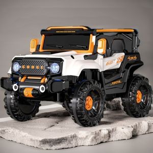 Unisex 6V/7A batteria auto elettrica giocattolo per bambini 2 posti con telecomando in plastica per auto fuoristrada a quattro ruote motrici - Product Image 1