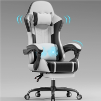 Chaise de jeu ergonomique OEM pas chère pour PC, avec coussin massant, pour le bureau et le gaming