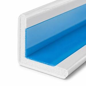 Garniture d'extrusion étanche en PVC durable en forme de L avec service de traitement de coupe et profilés en plastique - Product Image 2