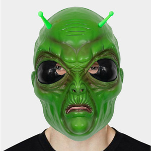 <span class=keywords><strong>Maschera</strong></span> Spaventosa da <span class=keywords><strong>Alieno</strong></span> UFO per Halloween e Natale, <span class=keywords><strong>Maschera</strong></span> in Lattice Integrale, Accessori Steampunk, <span class=keywords><strong>Maschera</strong></span> per Cosplay - Product Image 1
