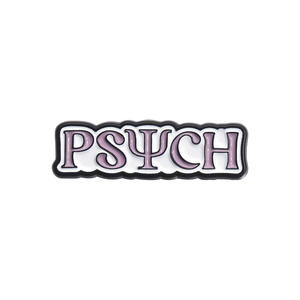 Pin de Esmalte con Logotipo de Psicólogo Rosa, Pin de Salud Mental - Product Image 2