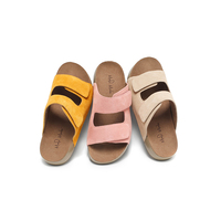 Sandales plates multicolores pour femmes, légères, confortables et décontractées