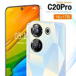 TOP GRADE vendita calda C20 Ultra 16GB + 1TB 7.3 pollici rete Celular Display completo Android 13 cellulare Smart phone Android Phone