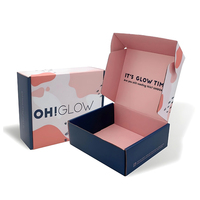 Caja de Embalaje Reciclable, Caja Rígida para Envíos, Caja de Cartón Corrugado para Regalos y Ropa con Logotipo
