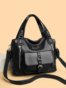 Fashion New Designer Crossbody <b>Bags</b> High Quality PU <b>Leather</b> Shoulder Messenger <b>Bag</b> Casual Totes Luxury Women Handbags and Purses - Product Image 3