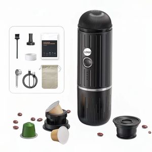 Cafetière Cafetière à <span class=keywords><strong>dosette</strong></span> portable Mini machine à café portable expresso automatique 12V - Product Image 4