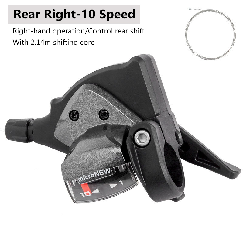 Trasero Derecho 10 Velocidades - Negro