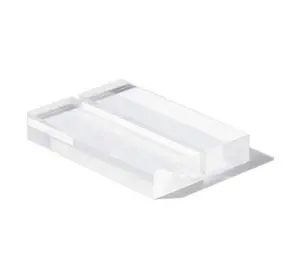 10 Pack 3 Grote Clear Acryl Teken Houders Bruiloft Teken Houders Tafel Nummers Display Stands Acryl Plaats Card Slot Stand