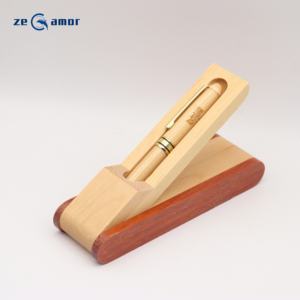 Zeamor di lusso Boligrafo naturale di legno Gel rullo fontana Business di bambù in legno <span class=keywords><strong>penna</strong></span> <span class=keywords><strong>a</strong></span> <span class=keywords><strong>sfera</strong></span> con scatola Set per i regali - Product Image 2