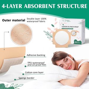 畅销产品2025 OEM ODM天然草药蓖麻油肌肉补丁缓解补丁 - Product Image 4