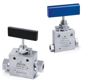 Válvula de Bola Manual de Alta Presión de 20000 PSI, Acero Inoxidable 316SS, Tipo Autoclave, para Aceite/Agua/Gas, Alta Temperatura, Tipo Swagelok - Product Image 3