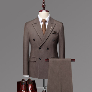 Ensemble de <span class=keywords><strong>costume</strong></span> de marié S-5XL, <span class=keywords><strong>costume</strong></span> de mariage pour <span class=keywords><strong>homme</strong></span>, <span class=keywords><strong>costume</strong></span> rayé <span class=keywords><strong>à</strong></span> double boutonnage, ensemble pour <span class=keywords><strong>homme</strong></span>, <span class=keywords><strong>costume</strong></span> formel quatre saisons, costumes décontractés - Product Image 5