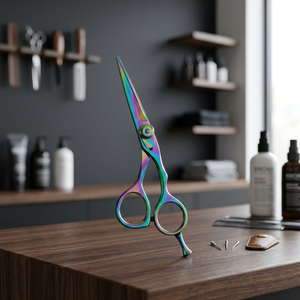 Stainless Steel Hair Cutting Scissors 6 Inch Hairdressing Razor Shears Professional Salon Barber Haircut Scissors, - Product Image 2