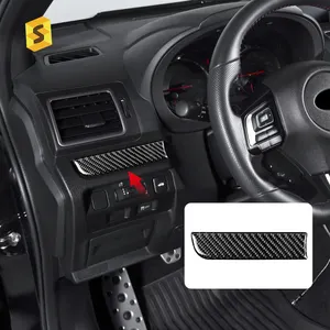 Shasha Carbon Fiber Linke Entlüftung verkleidung GEL Carbon Fiber Car Interior Für Subaru WRX 2022 2023 2024