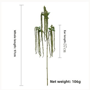 Follaje Artificial Colgante de Rafia, Palmera, para Bayas, <span class=keywords><strong>Celosia</strong></span> Colgante, Sauce Llorón, Amaranto, Colas Largas, Decoración del Hogar Artificial - Product Image 2