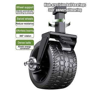 Chariot de plage ultra-compact, pliable, robuste, chariot utilitaire pour la plage et les courses - Product Image 3