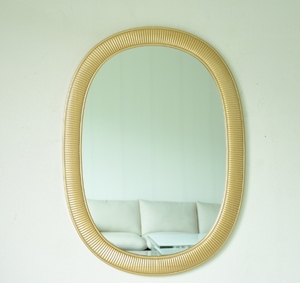 Specchio da pavimento in rovere <span class=keywords><strong>Vintage</strong></span> con struttura in legno ad arco - Product Image 4