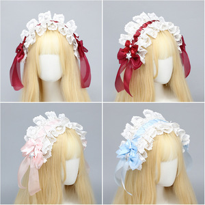 Diadema con Lazo Estilo Lolita, Dulce y Linda, Pinza para el Cabello Estilo Maid Japonés, Alta Calidad, Duradera, Multifuncional, Estrella Ámbar - Product Image 3