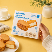 Boîte d'emballage pour biscuits et pâtisseries en carton blanc à 4 compartiments, impression offset couleur, carton blanc de qualité alimentaire, boîte cadeau pour biscuits