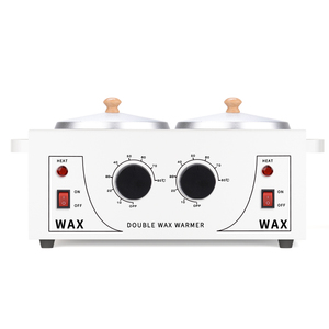 Chauffe-cire électrique double pot avec contrôle de température pour perles de cire, machine d'épilation corporelle, prise US/EU - Product Image 2