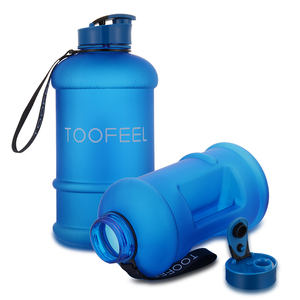 Gran oferta, precio bajo, botella de agua deportiva, logotipo personalizado, 1,3 litros, bebida transparente de plástico, botella de agua motivacional sin Bpa de 1,5 l - Product Image 5