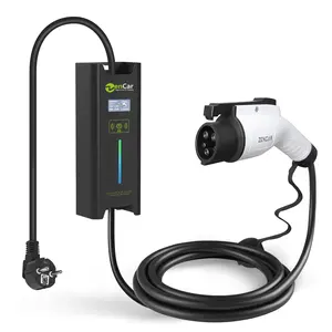 Zencar Ev Oplader 16amp 3.6kw Elektrische Ev Auto Oplaadstation Sae J1772 Type1 Ev Connector Met Schuko Pluggen