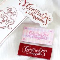 Consultant en identité de marque, conception professionnelle écologique, étiquettes de vêtements, tissu certifié OEKO-TEX, étiquette tissée pour encolure