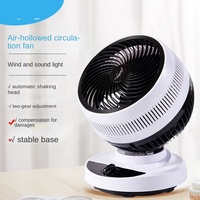 Ventilateur de circulation d'air rotatif à 360 degrés, petit climatiseur, bureau, grand vent, ventilateur électrique super silencieux