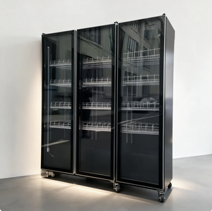 Enfriador de Bebidas Vertical de Doble Puerta para Supermercado con Enfriamiento por Ventilador para Uso Comercial Independiente, Equipo de Refrigeración - Product Image 3