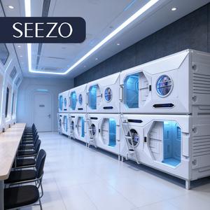 Cápsula de Oficina de Lujo 2026, Cápsula Espacial, Cama Doble Tipo Cápsula, Insonorizada, Cápsula Japonesa <span class=keywords><strong>para</strong></span> <span class=keywords><strong>Dormir</strong></span>, Cama Tipo Cápsula <span class=keywords><strong>para</strong></span> Hotel, Hostal - Product Image 2