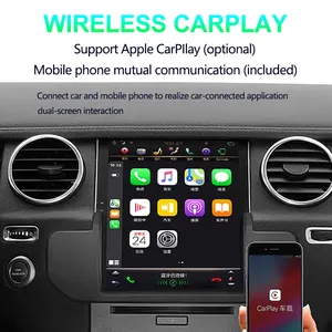 Android 13 Auto GPS Navigation Car Stereo DVD Player Carplay Tesla Style Screen 2Din Car Radio pour <span class=keywords><strong>Land</strong></span> <span class=keywords><strong>Rover</strong></span> <span class=keywords><strong>Discovery</strong></span> 4 LR4 - Product Image 5