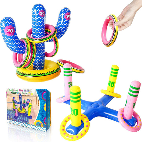 BS-f 60cm Party Entertainment Throwing Props Children Parent-child Interactive Game Toys Thickened PVC Inflatable Ferrule